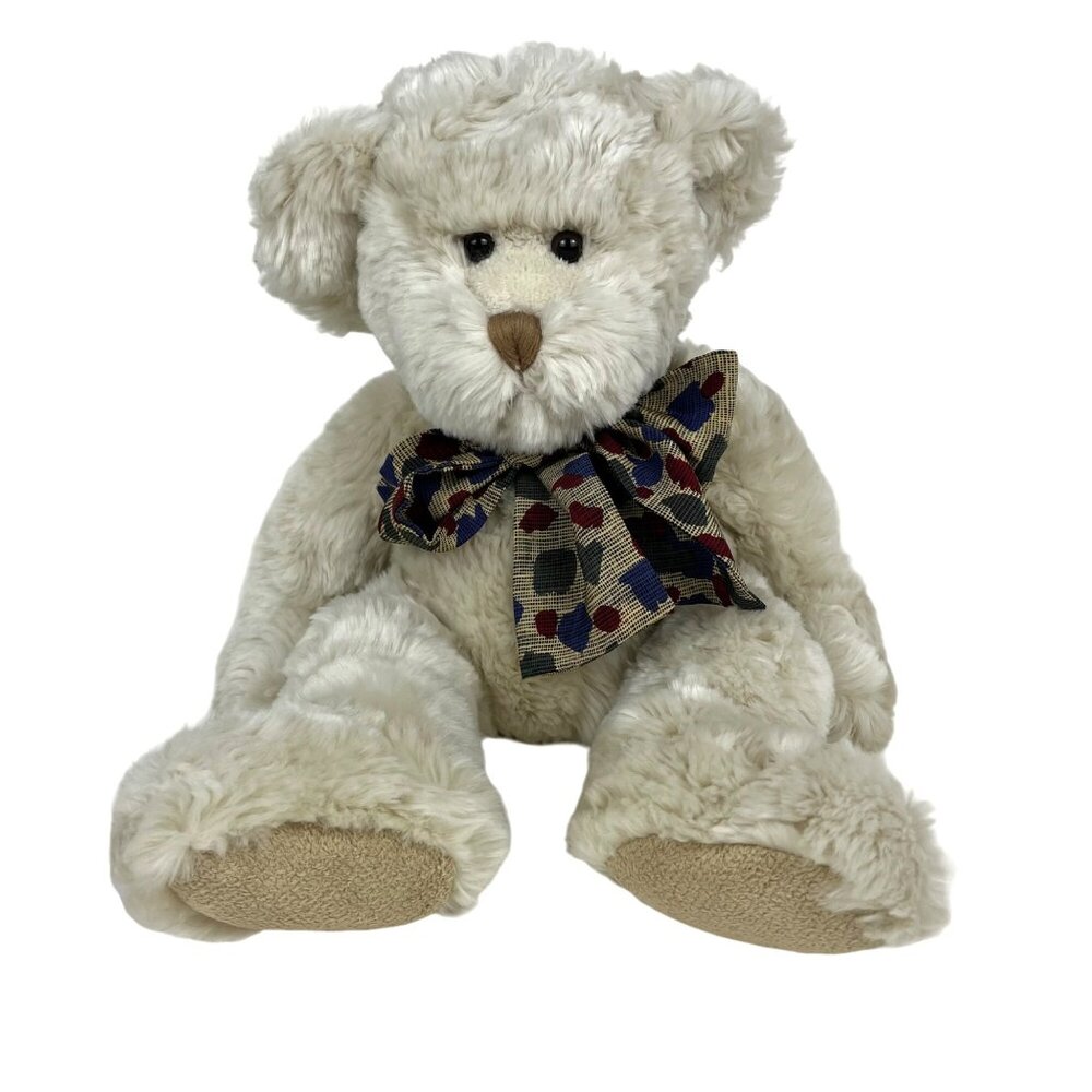 Bombay Company Russ Berrie Jackson 16" Cream Plush Bear